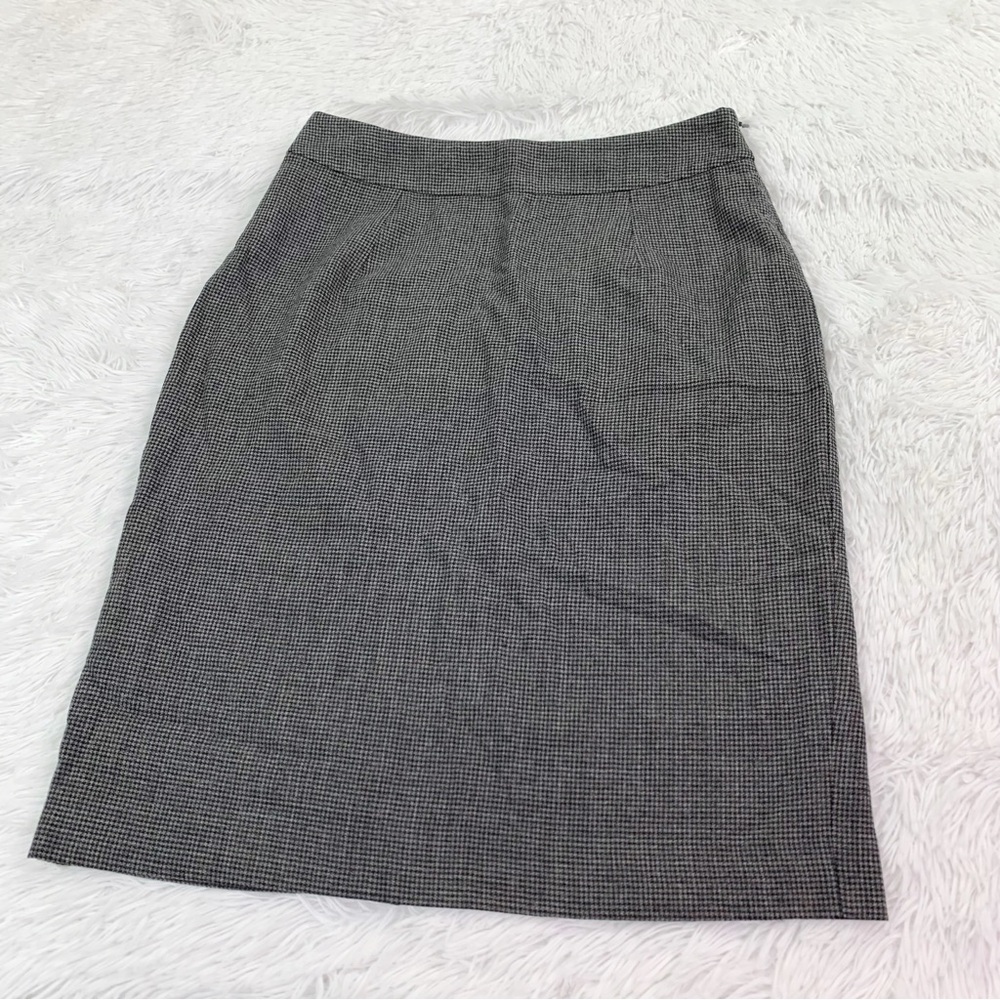 Red Valentino women's size 44 houndstooth pencil skirt in gray